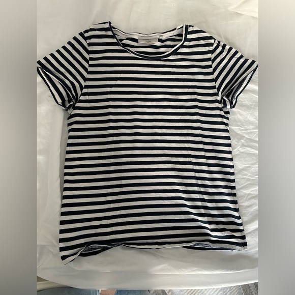 Minimum striped tshirt - navy and white stripes - Picture 1 of 2